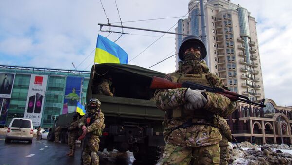 Las tropas especiales en Odesa durante la operación en enero del 2015 - Sputnik Mundo