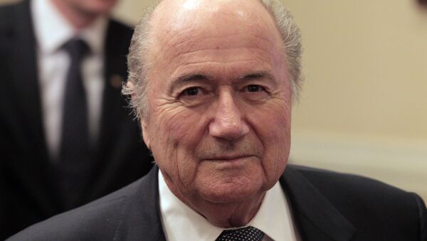 Joseph Blatter, jefe de la FIFA - Sputnik Mundo
