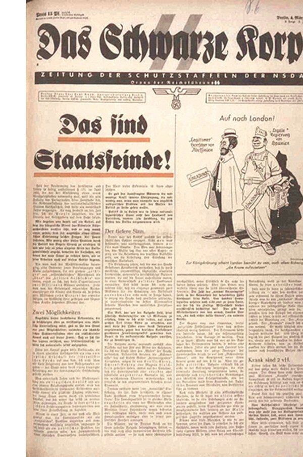 Periódico oficial de las SS, Cuerpo Negro Periódico oficial de las SS, Cuerpo Negro - Sputnik Mundo