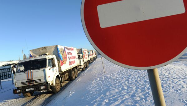 Convoy humanitario para Donbás - Sputnik Mundo