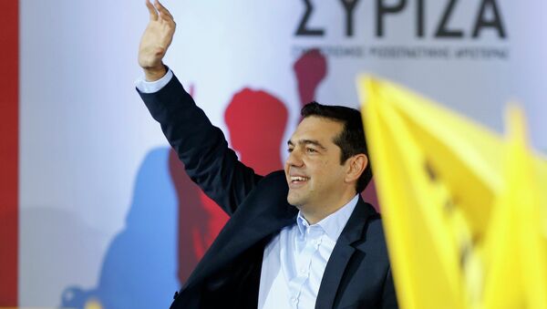 Alexis Tsipras, líder del Syriza - Sputnik Mundo