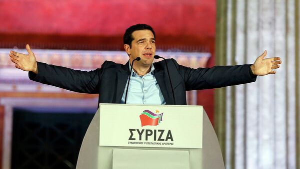 Alexis Tsipras, líder de Syriza - Sputnik Mundo