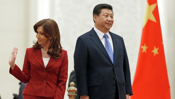 Presidenta de Argentina, Cristina Kirchner y Presidente de la República Popular China, Xi Jinping - Sputnik Mundo