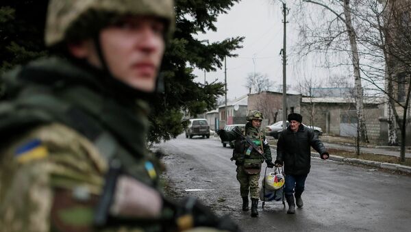 Militares ucranianos en Debáltsevo - Sputnik Mundo
