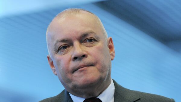 Dmitri Kiseliov, director general de la agencia  Rossiya Segodnya (RS) - Sputnik Mundo