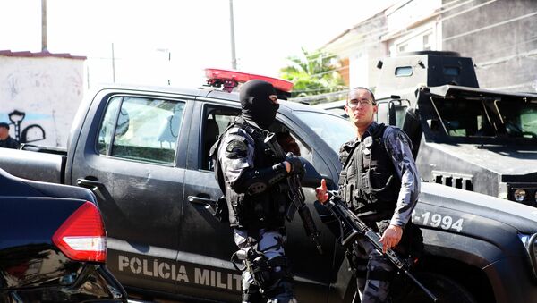 Policía Militar de Río de Janeiro (archivo) - Sputnik Mundo
