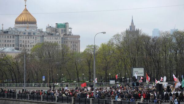 Marcha de la oposición a Plaza Bolotnaya en Moscú (archivo 2013) - Sputnik Mundo