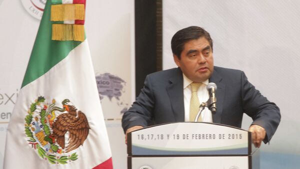 Председатель Сената Мексики выступает на форуме Мексика в мире: диагностика и перспективы международных отношений - Sputnik Mundo