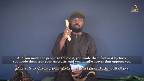 Abubakar Shekau, líder del grupo yihadista Boko Haram - Sputnik Mundo