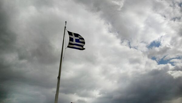 Bandera de Grecia (archivo) - Sputnik Mundo