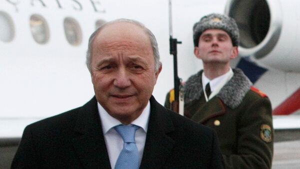 Laurent Fabius, ministro de Exteriores de Francia - Sputnik Mundo