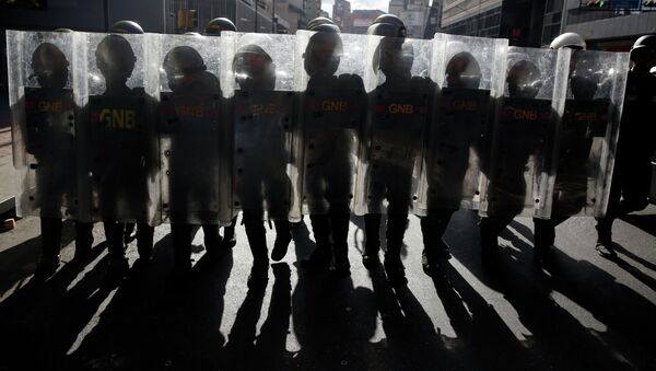 Protestas en Caracas - Sputnik Mundo