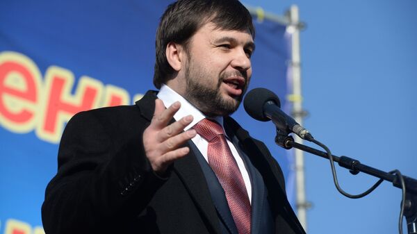 Denís Pushilin, portavoz de la República Popular de Donetsk (RPD) - Sputnik Mundo