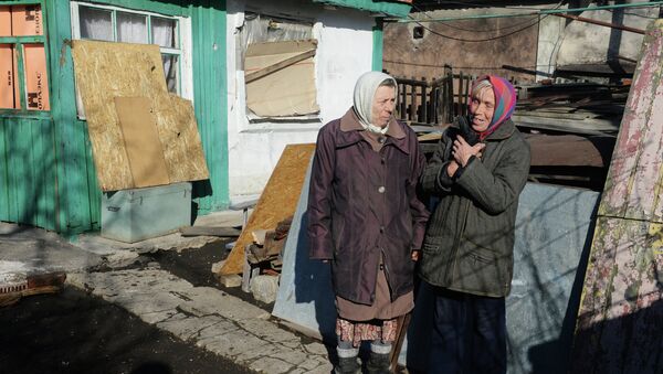 Situación en un pueblo cerca de Donetsk - Sputnik Mundo