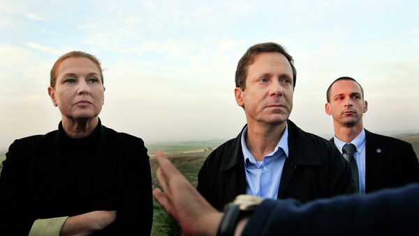 Líder de Hatnuah, Tzipi Livni y líder del Partido Laborista, Isaac Herzog - Sputnik Mundo