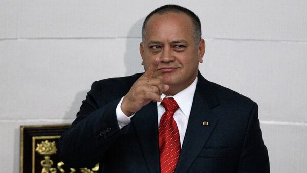 Diosdado Cabello, primer vicepresidente del gobernante Partido Socialista Unido de Venezuela (archivo) - Sputnik Mundo