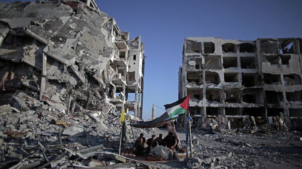 Situación en la Franja de Gaza (archivo) - Sputnik Mundo