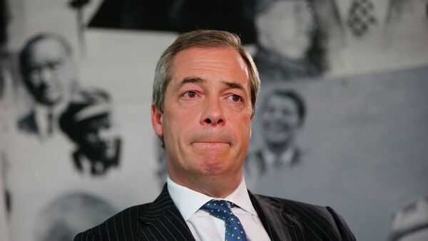 UK Independence Party (UKIP) leader Nigel Farage - Sputnik Mundo