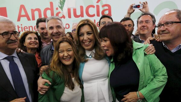 Andalusia's regional government president and Socialist candidate Susana Diaz - Sputnik Mundo
