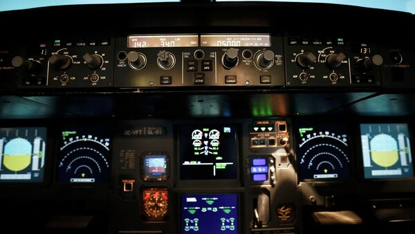 Un simulador del vuelo (Archivo) - Sputnik Mundo