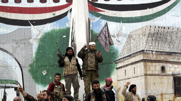 Yihadistas del grupo Frente al Nusra (archivo) - Sputnik Mundo