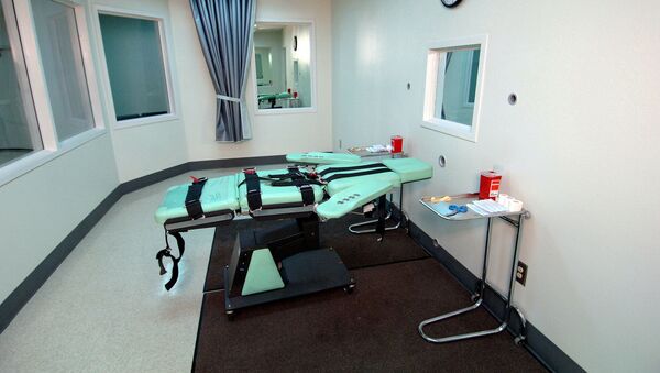 La cámara de ejecución de la Prisión Estatal de San Quentin (California) - Sputnik Mundo