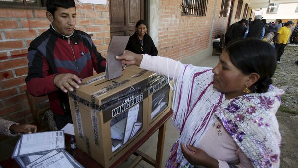 Elecciones en Bolivia (archivo) - Sputnik Mundo