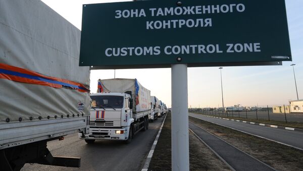 Convoy humanitario ruso para Donbás - Sputnik Mundo