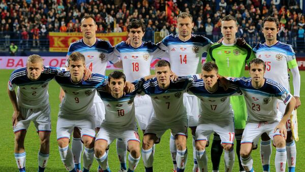 Jugadores de la selección rusa de fútbol - Sputnik Mundo