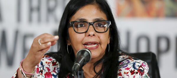 Delcy Rodríguez, ministra de Exteriores de Venezuela Delcy Rodríguez, ministra de Exteriores de Venezuela - Sputnik Mundo