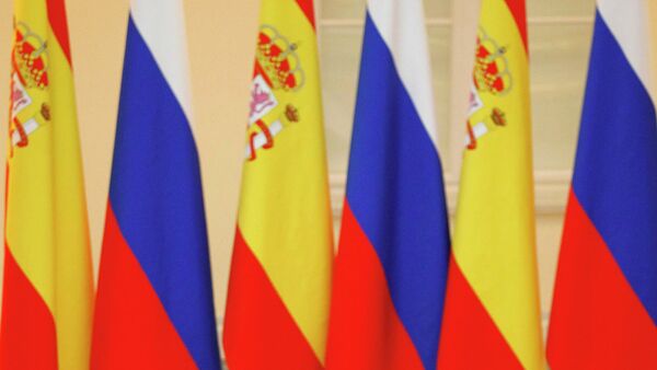 Президент РФ Дмитрий Медведев во время рабочего визита короля Испании в Россию - Sputnik Mundo