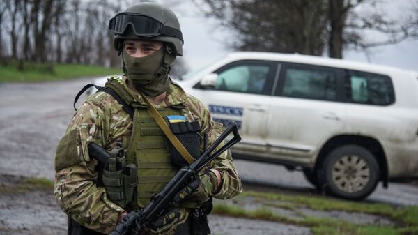 Militare ucranianos cerca de Donetsk - Sputnik Mundo