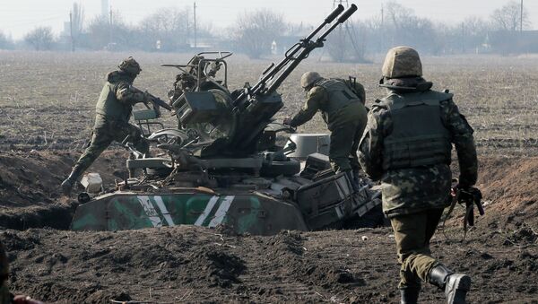 Militares ucranianos cerca de Donetsk - Sputnik Mundo