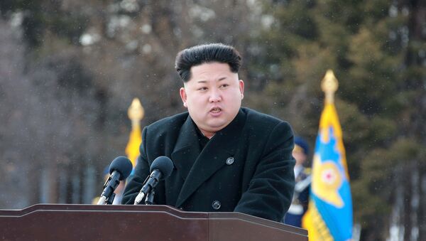 Kim Jong-un, líder norcoreano (archivo) - Sputnik Mundo