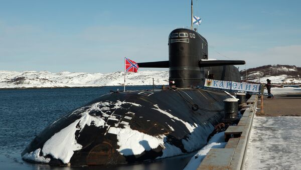 Submarino estratégico atómico Karelia - Sputnik Mundo