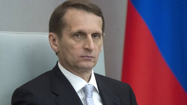 Serguéi Narishkin, presidente de la Duma de Estado de Rusia - Sputnik Mundo