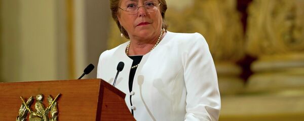 Michelle Bachelet, presidenta de Chile Michelle Bachelet, presidenta de Chile - Sputnik Mundo