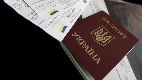 El pasaporte de Ucrania - Sputnik Mundo