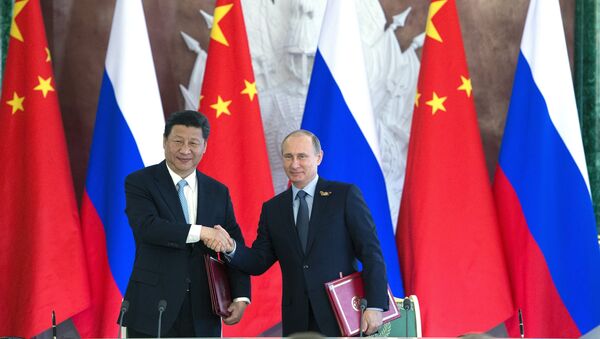 Presidente de China, Xi Jinping y presidente de Rusia, Vladímir Putin - Sputnik Mundo