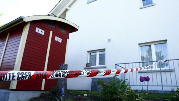 Lugar del tirroteo en el barrio residencial de Wurenlingen - Sputnik Mundo