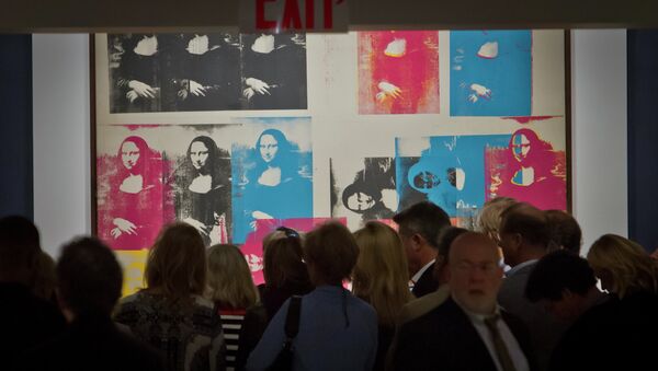 El cuadro de Andy Warhol Mona Lisa Colorada (Colored Mona Lisa) - Sputnik Mundo