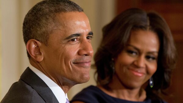 Barack y Michelle Obama - Sputnik Mundo
