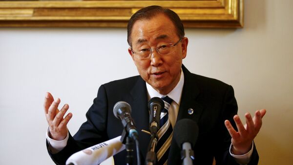Ban Ki-moon, secretario general de la ONU - Sputnik Mundo