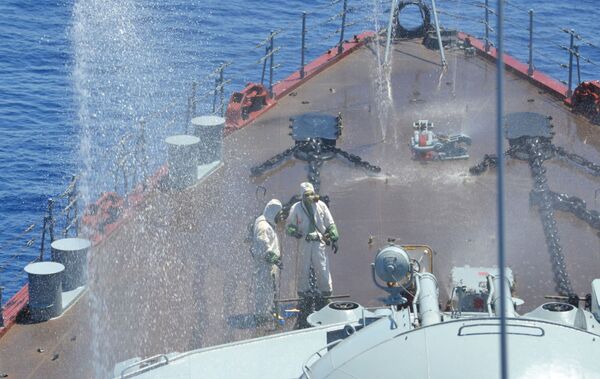 Rusia y China realizan maniobras navales en el Mediterráneo - Sputnik Mundo