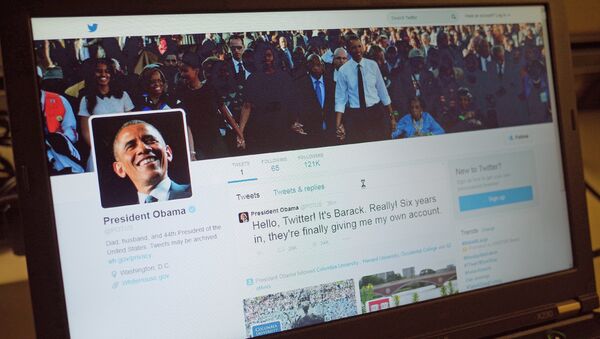 Obama bate un récord mundial con su nueva cuenta de Twitter - Sputnik Mundo