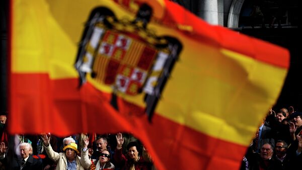 39th anniversary of the death of former Spanish Dictator Francisco Franco Madrid - Sputnik Mundo