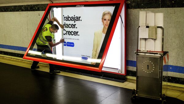Advertising of Popular Party candidate for Madrid, Cristina Cifuentes - Sputnik Mundo