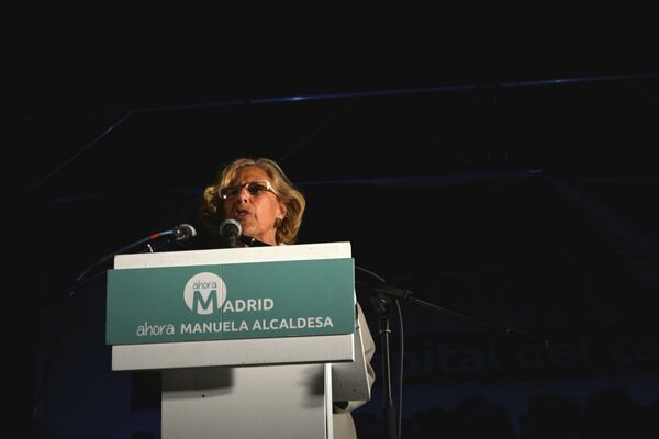 Manuela Carmena, la candidatura de Ahora Madrid Manuela Carmena, la candidatura de Ahora Madrid - Sputnik Mundo