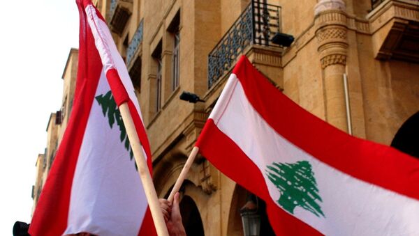 Banderas de Líbano - Sputnik Mundo