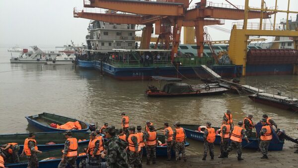 Hubei, lugar del naufragio de un barco de pasajeros que se hundió en el río Yangtse - Sputnik Mundo